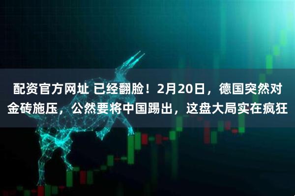 配资官方网址 已经翻脸！2月20日，德国突然对金砖施压，公然要将中国踢出，这盘大局实在疯狂